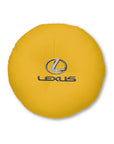 Yellow Lexus Tufted Floor Pillow, Round™