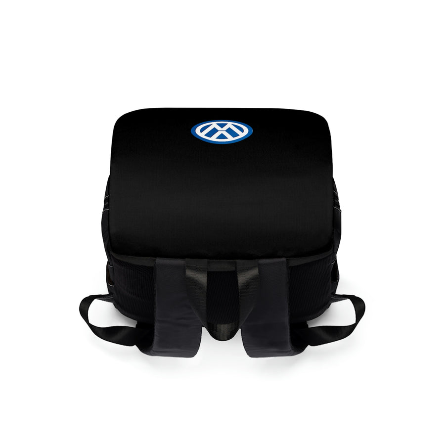 Unisex Black Volkswagen Casual Shoulder Backpack™