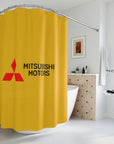 Yellow Mitsubishi Shower Curtain™