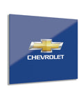 Dark Blue Chevrolet Acrylic Prints (French Cleat Hanging)™