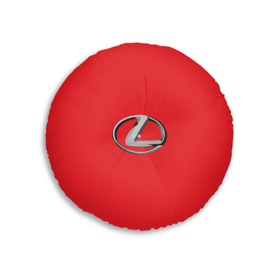 Red Lexus Tufted Floor Pillow, Round™