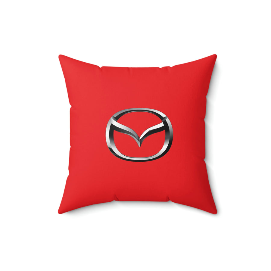 Red Mazda Spun Polyester Square Pillow™