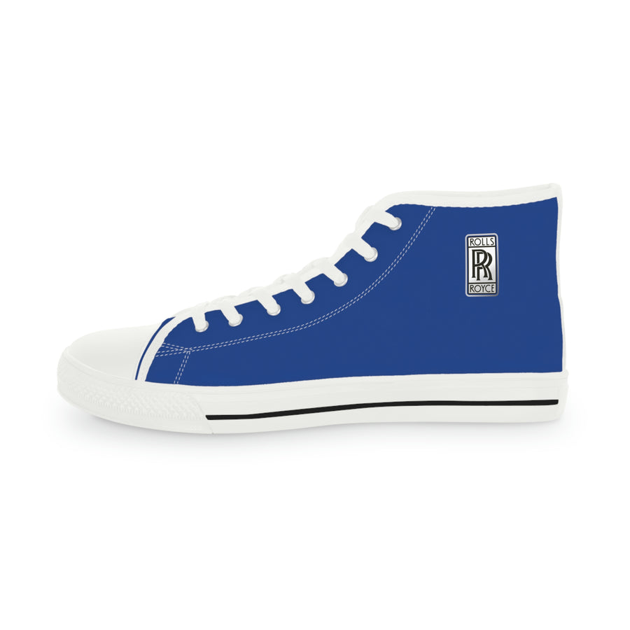 Men's Dark Blue Rolls Royce High Top Sneakers™