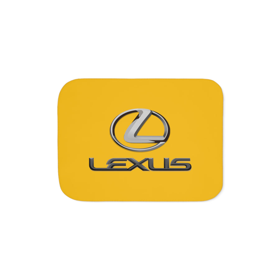 Yellow Lexus Sherpa Blanket™