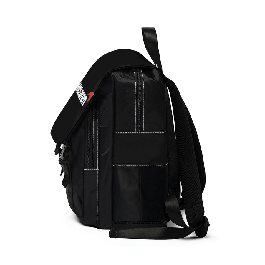 Unisex Black Mclaren Casual Shoulder Backpack™