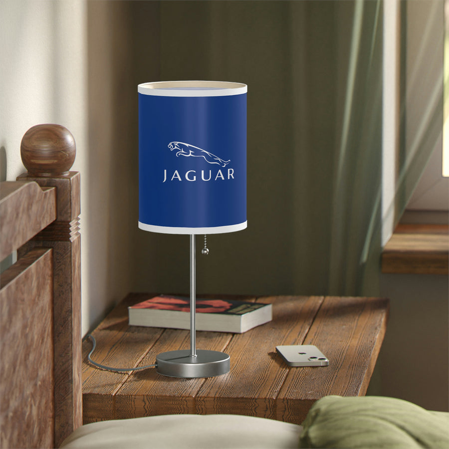 Dark Blue Jaguar Lamp on a Stand, US|CA plug™