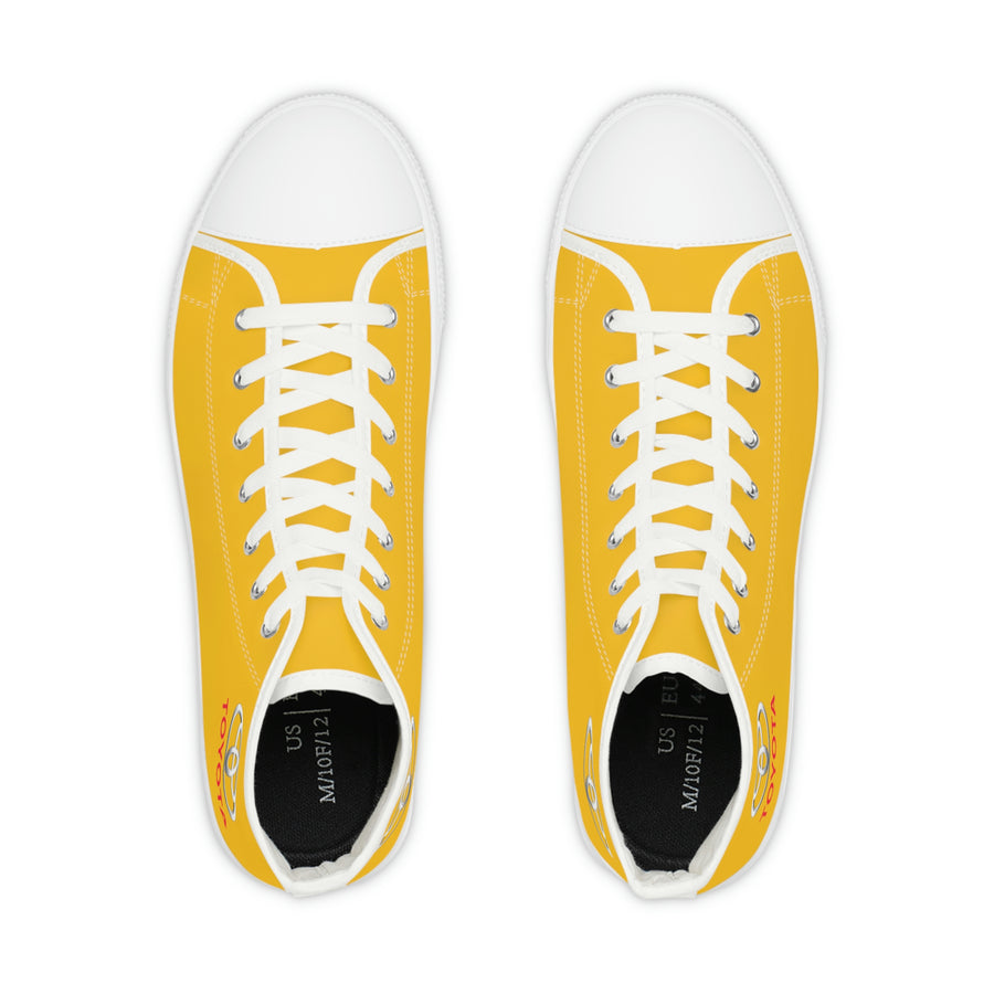 Men's Yellow Toyota High Top Sneakers™