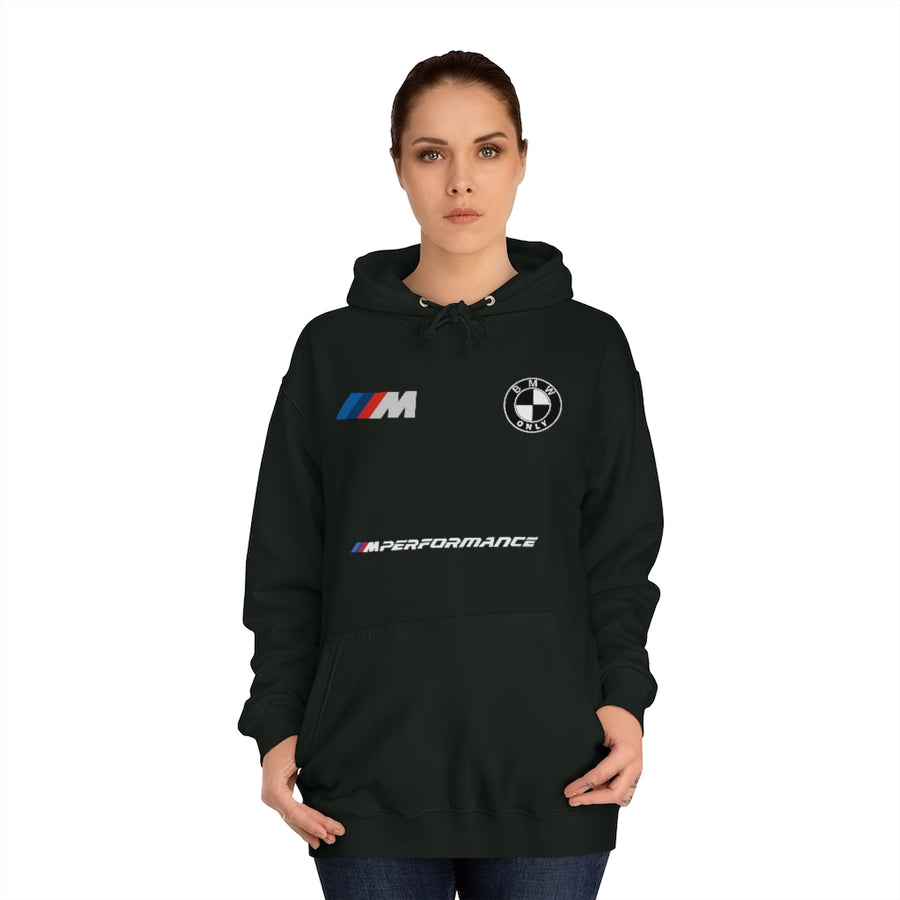 Unisex różnokolorowa bluza z kapturem BMW