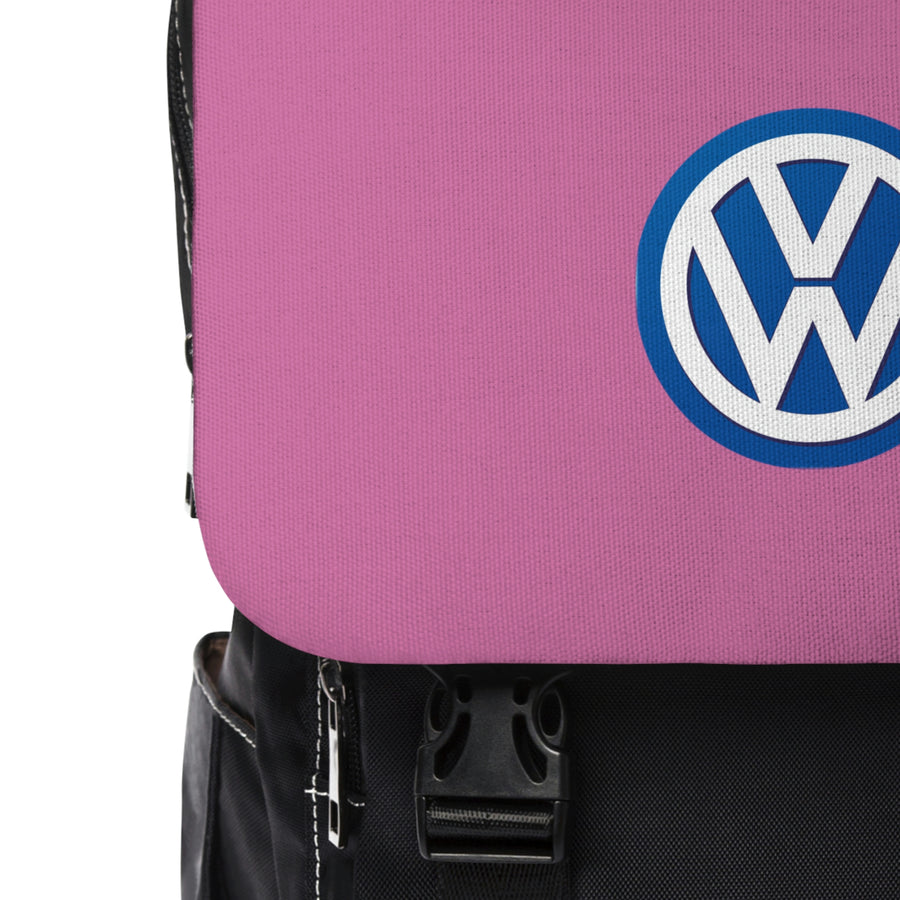 Unisex Pink Volkswagen Casual Shoulder Backpack™