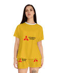 Women's Yellow Mitsubishi Short Pajama Set™