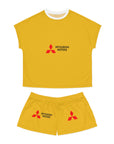 Women's Yellow Mitsubishi Short Pajama Set™