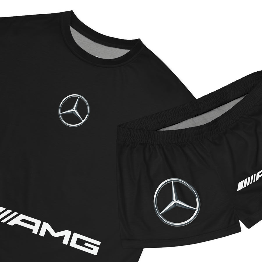 Women's Black Mercedes Short Pajama Set™