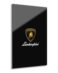 Black Lamborghini Acrylic Prints (French Cleat Hanging)™