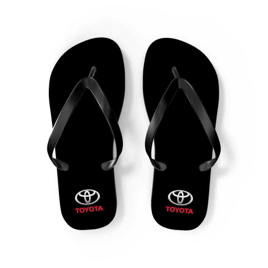 Unisex Black Toyota Flip Flops™