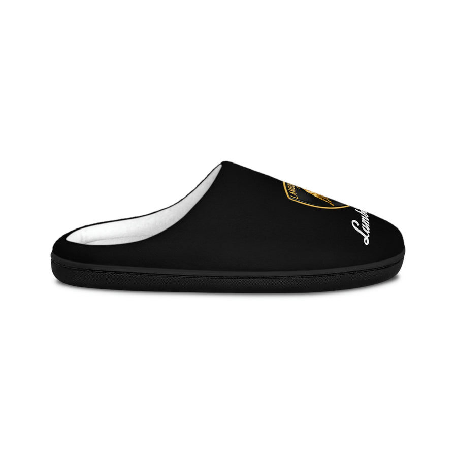 Unisex Black Lamborghini Indoor Slippers™