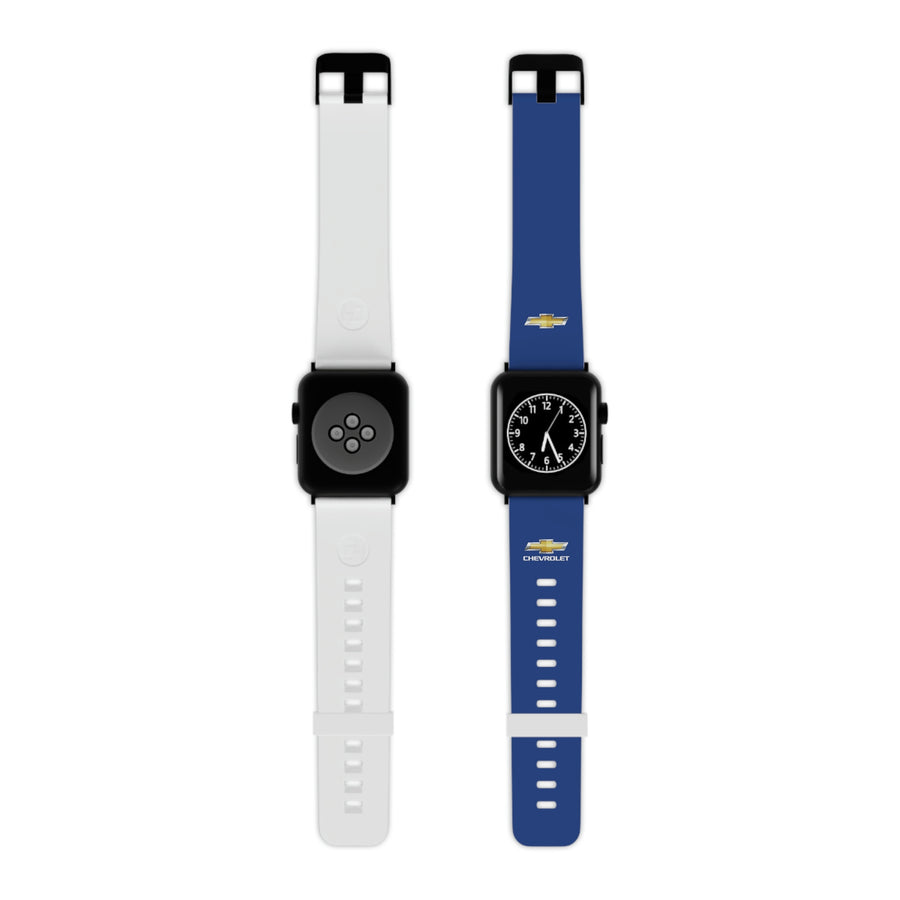 Dark Blue Chevrolet Watch Band for Apple Watch™