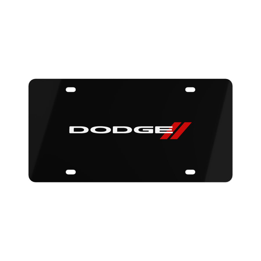 Black Dodge License Plate™