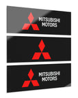 Black Mitsubishi Acrylic Prints (Triptych)™