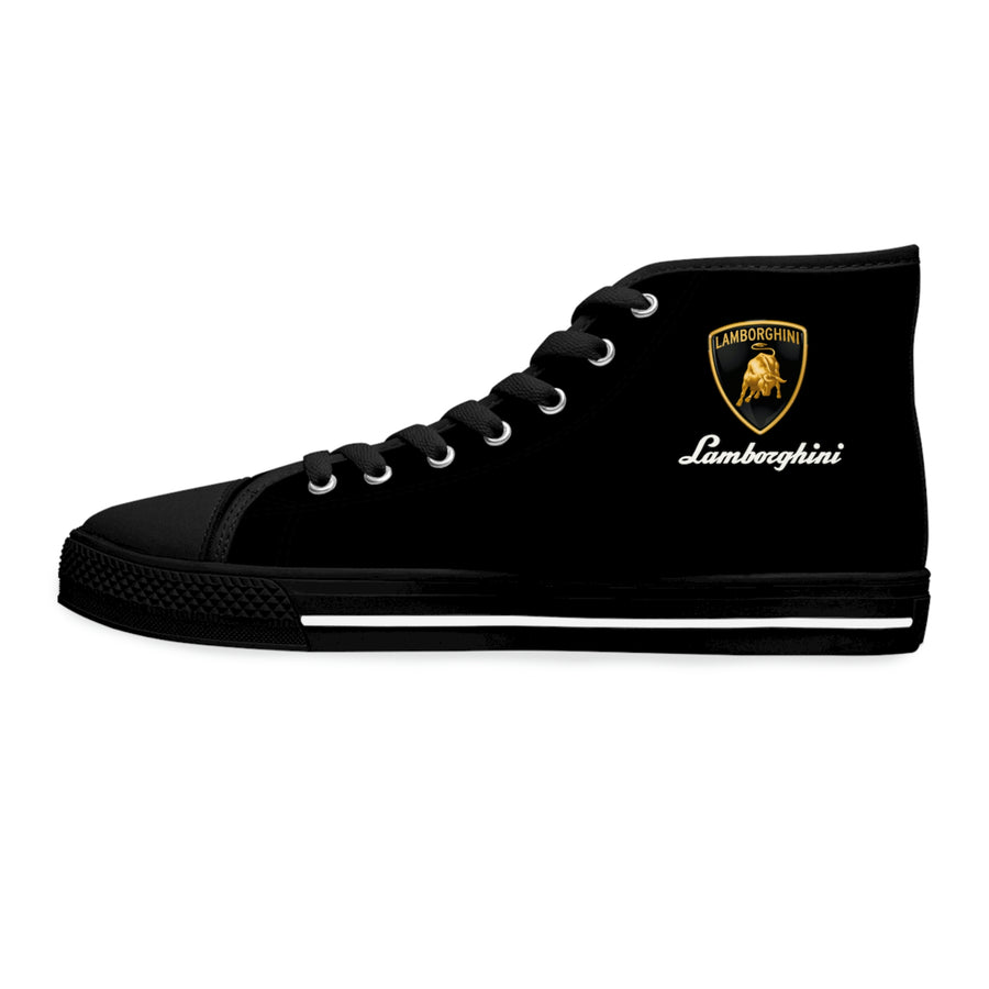 Women's Black Lamborghini High Top Sneakers™