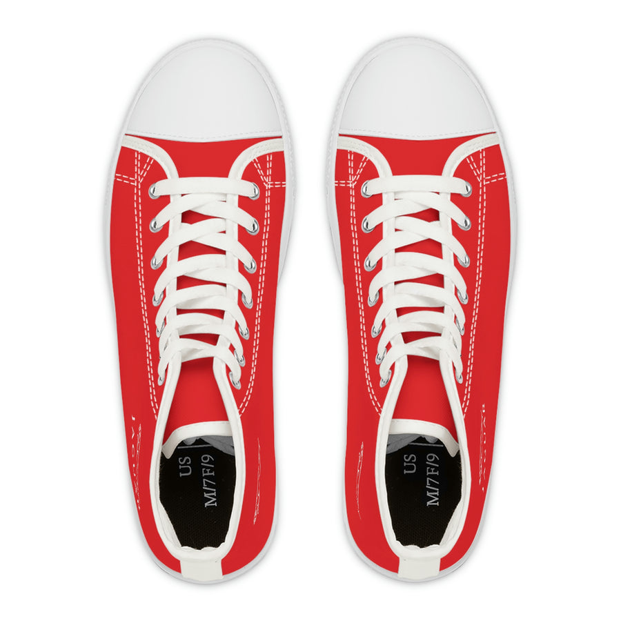 Women's Red Jaguar High Top Sneakers™