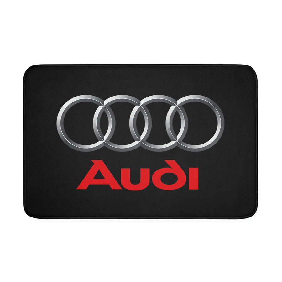 Black Audi Memory Foam Bath Mat™