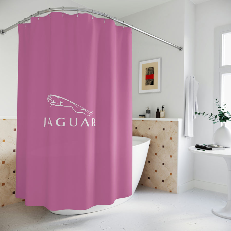Light Pink Jaguar Shower Curtain™