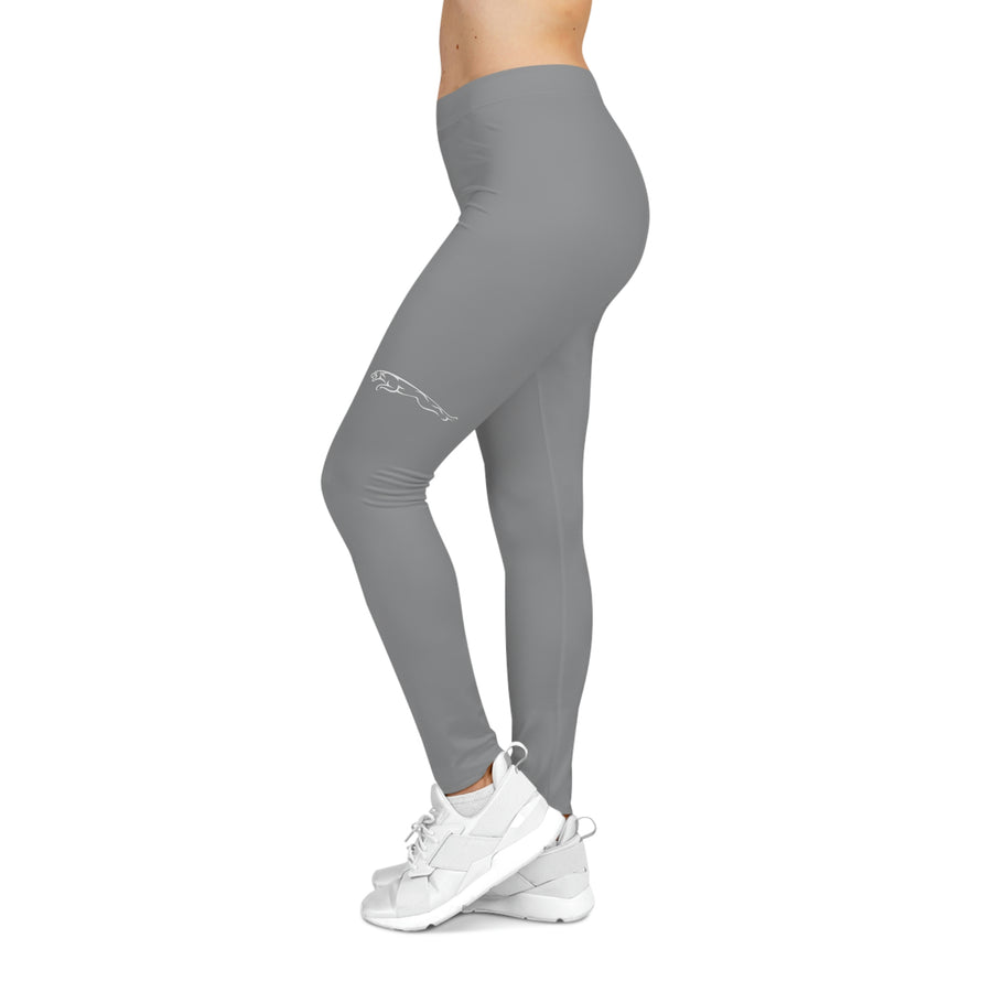 Women's Grey Jaguar Casual Leggings™