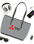 Grey Mitsubishi Leather Shoulder Bag™