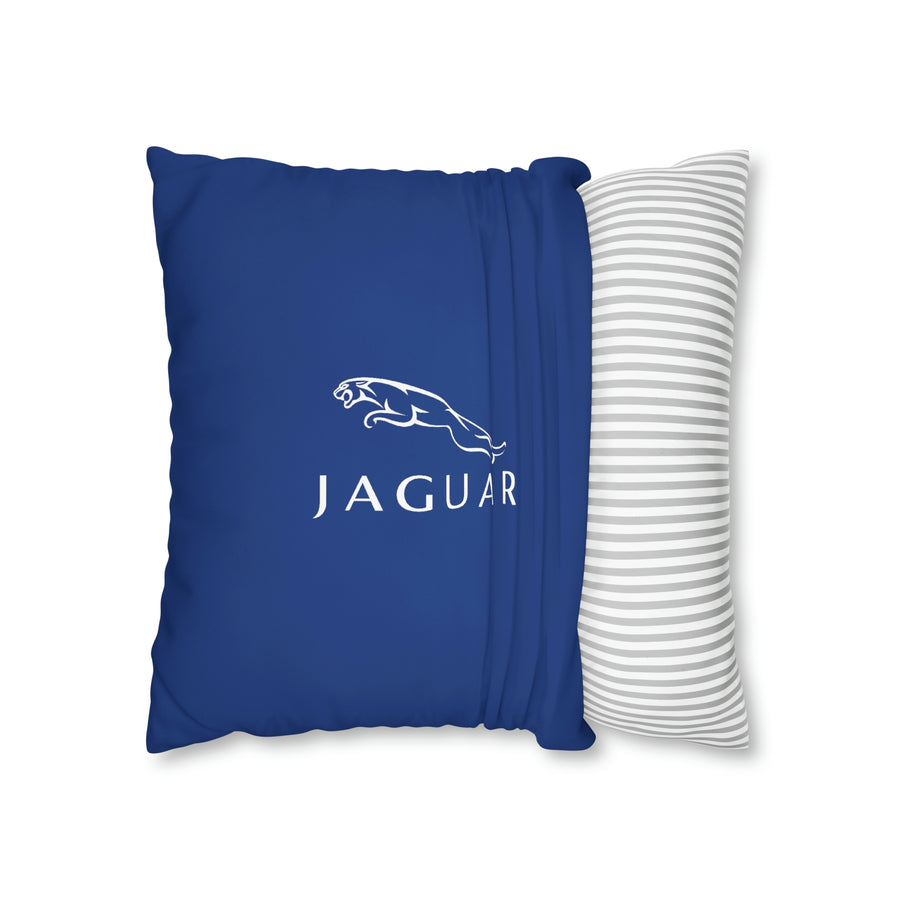 Dark Blue Jaguar Spun Polyester pillowcase™