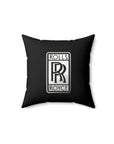 Black Rolls Royce Spun Polyester Square Pillow™