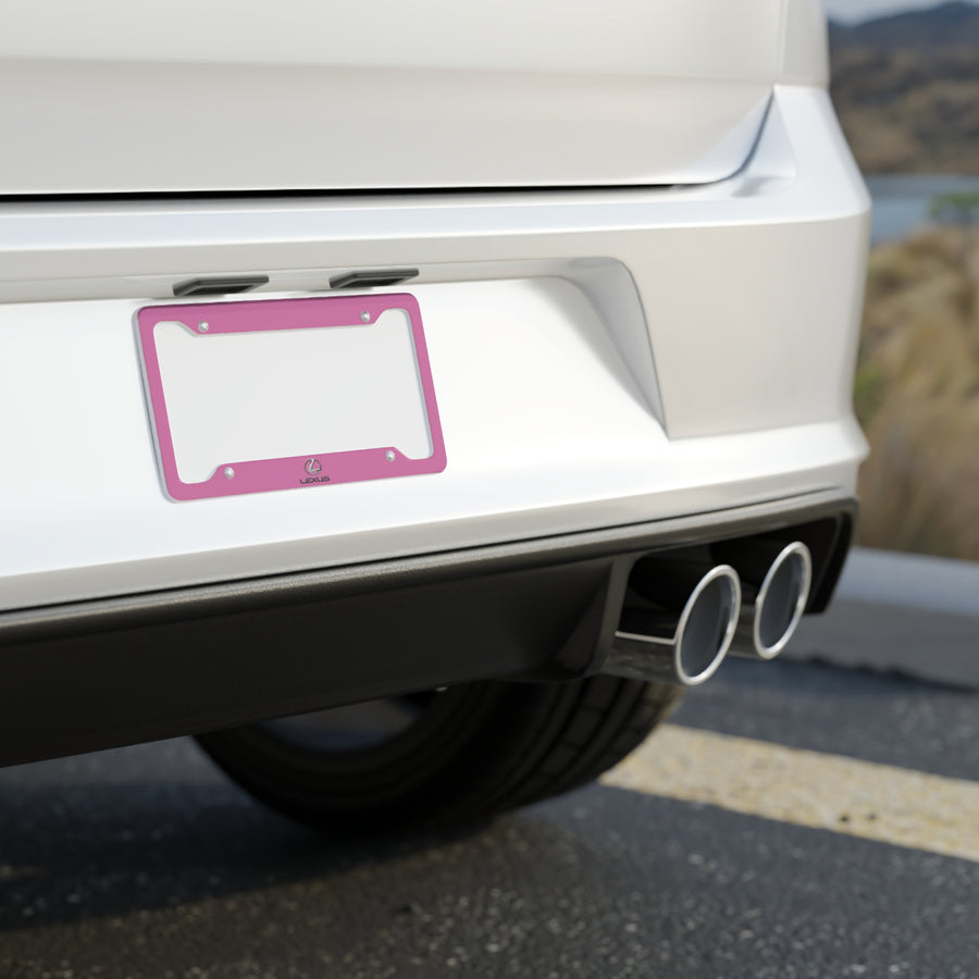 Light Pink Lexus License Plate Frame™