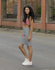 Women's Grey Mitsubishi Mini Skirt™