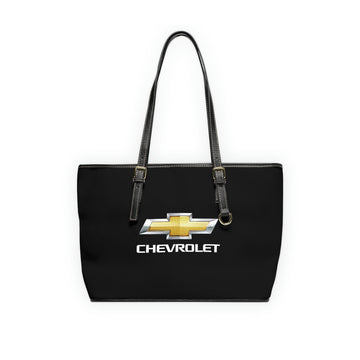 Black Chevrolet Leather Shoulder Bag™