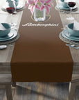 Brown Lamborghini Table Runner (Cotton, Poly)™
