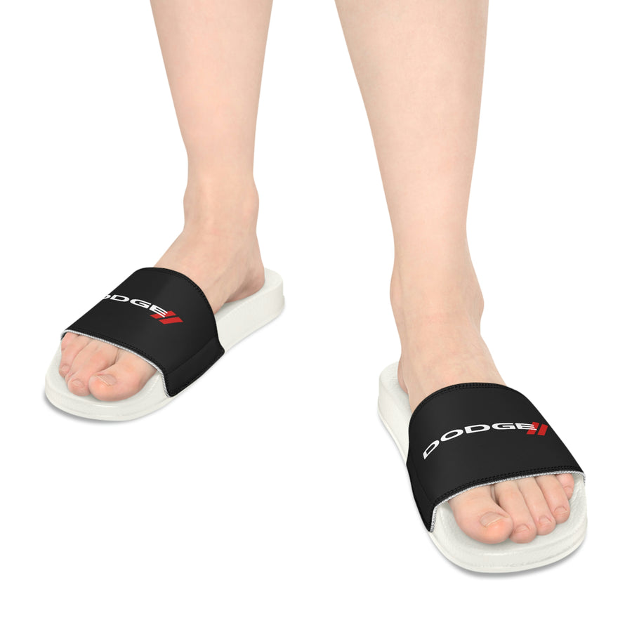 Unisex Black Dodge Slide Sandals™