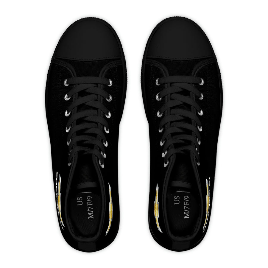 Women's Black Chevrolet High Top Sneakers™