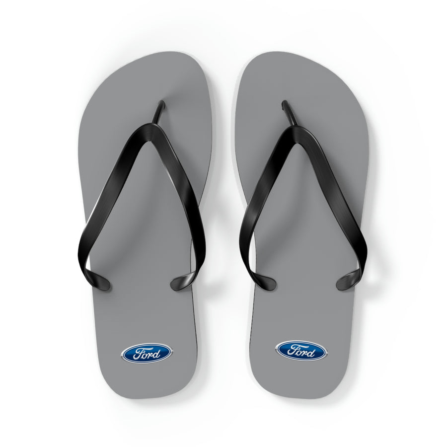 Unisex Grey Ford Flip Flops™