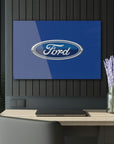 Dark Blue Ford Acrylic Prints (French Cleat Hanging)™