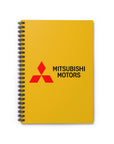 Yellow Mitsubishi Spiral Notebook - Ruled Line™