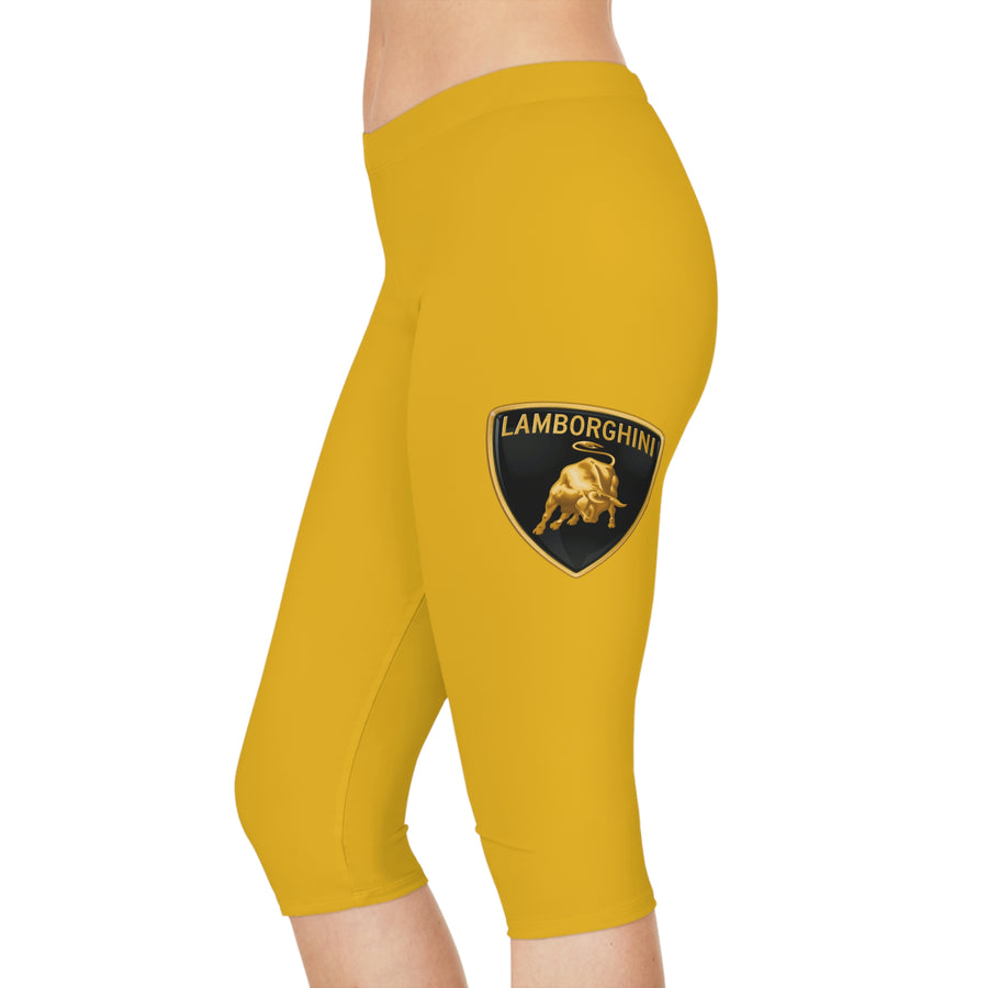 Women's Yellow Lamborghini Capri Leggings™