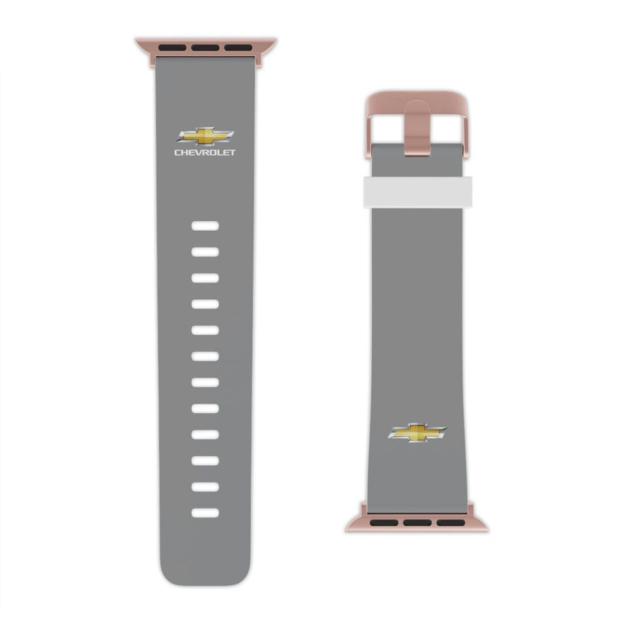 Grey Chevrolet Watch Band for Apple Watch™