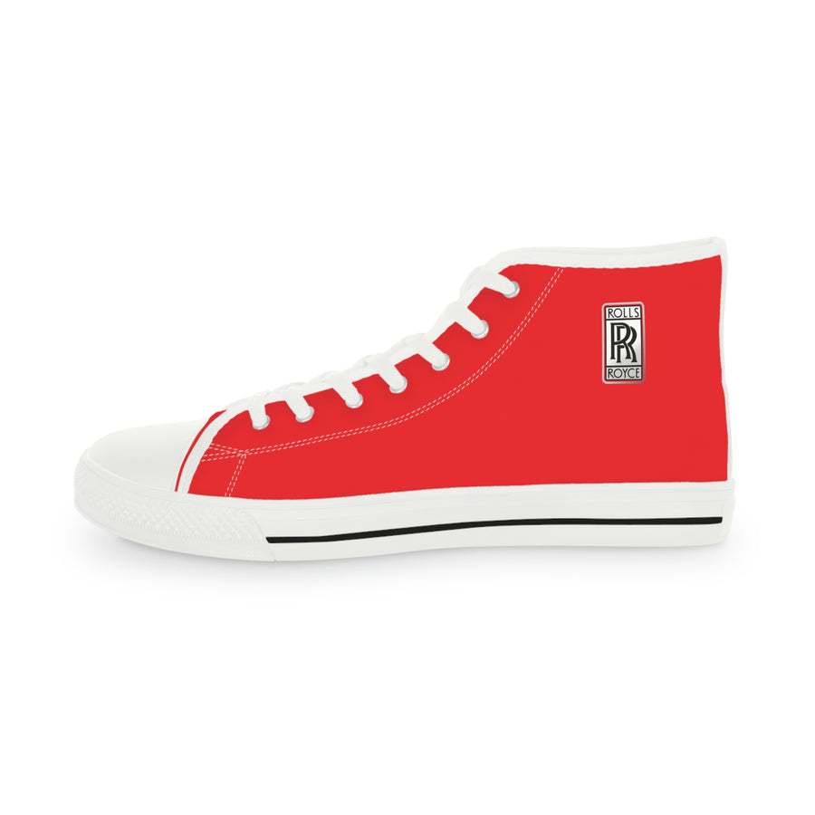 Men's Red Rolls Royce High Top Sneakers™