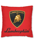 Red Lamborghini Spun Polyester pillowcase™