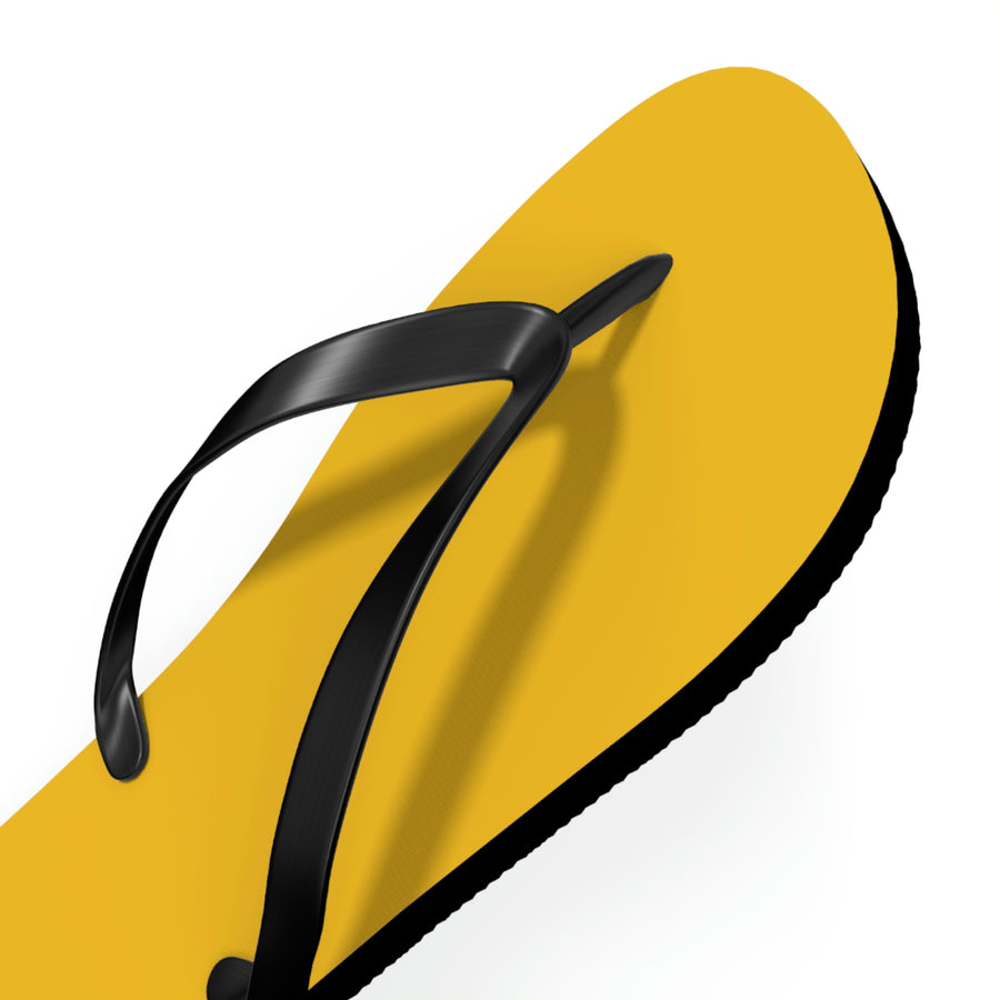 Unisex Yellow Mitsubishi Flip Flops™