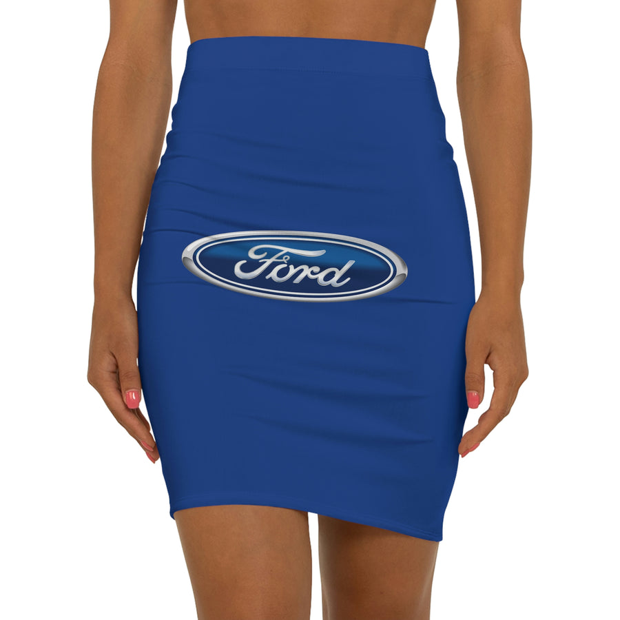 Women's Dark Blue Ford Mini Skirt™