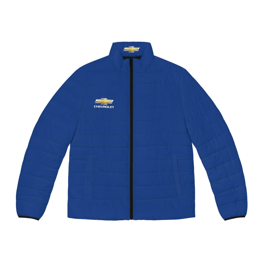 Men's Dark Blue Chevrolet Puffer Jacket™