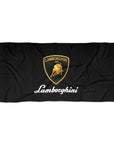 Black Lamborghini Beach Towel™