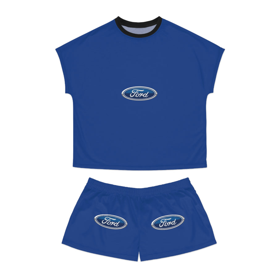 Women's Dark Blue Ford Short Pajama Set™