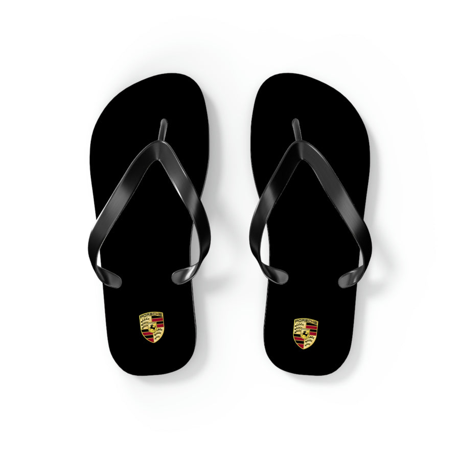 Unisex Black Porsche Flip Flops™