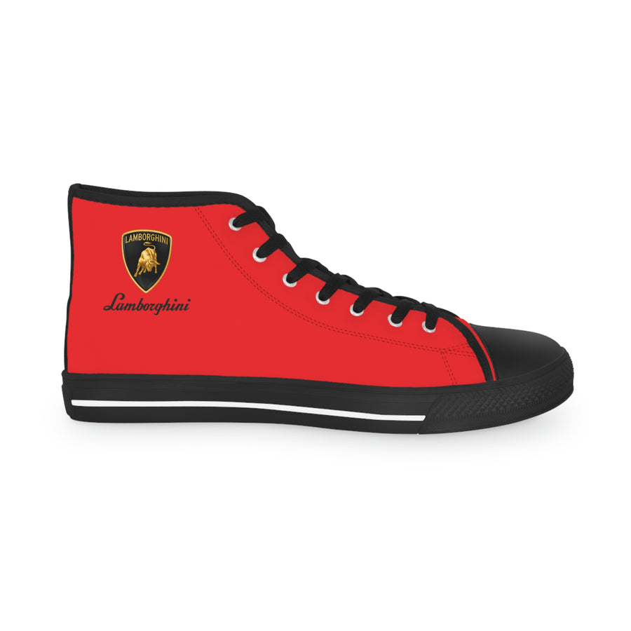 Men's Red Lamborghini High Top Sneakers™